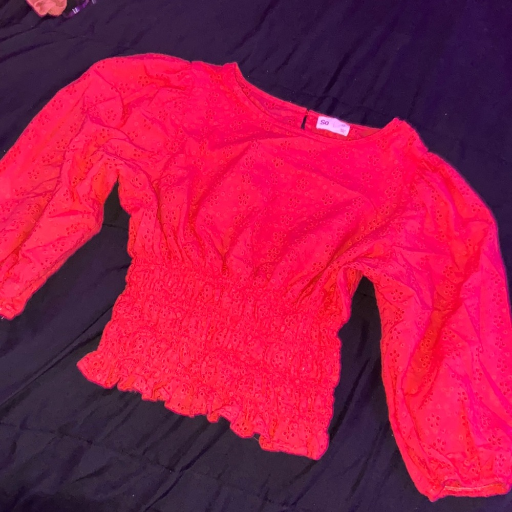 orange dress shirt